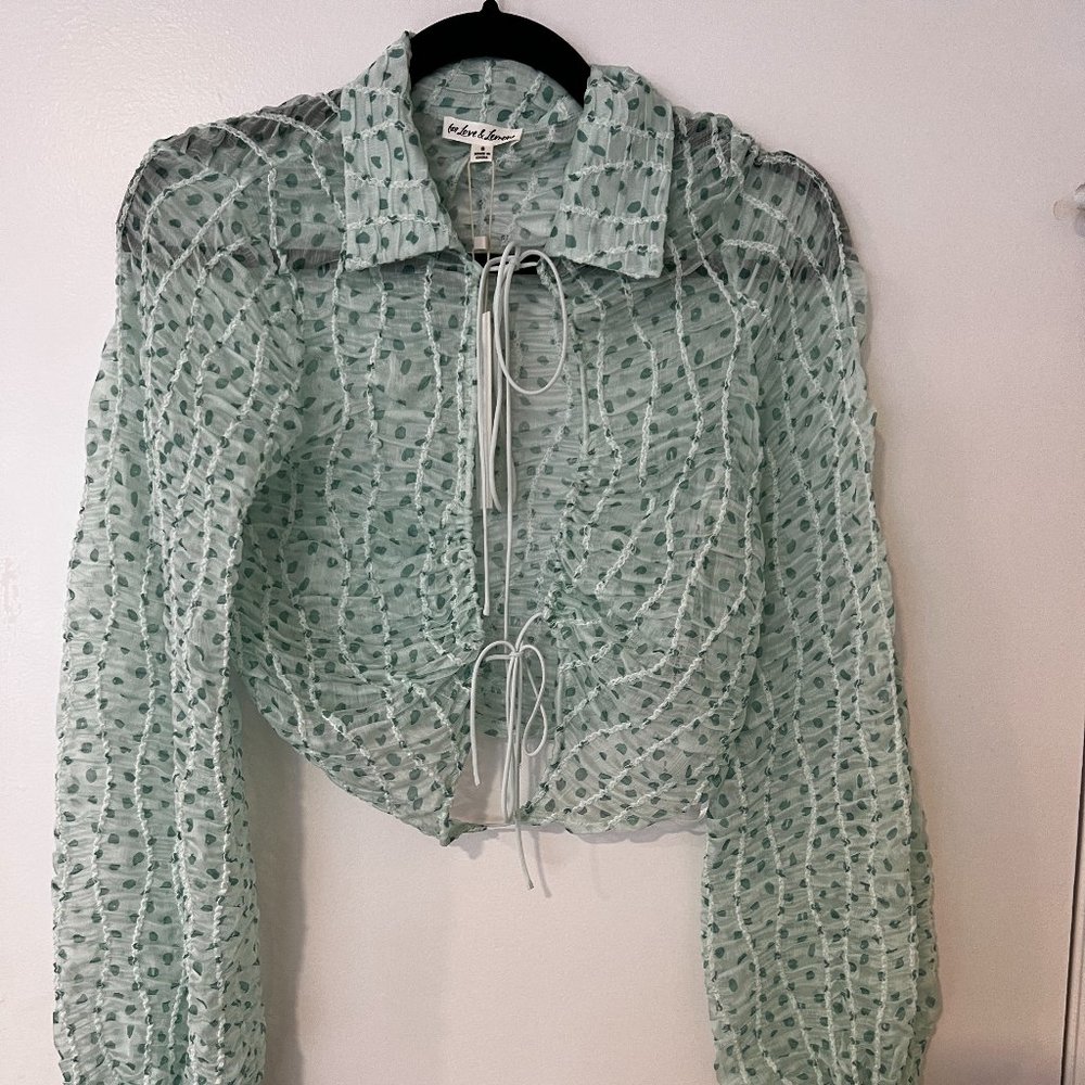 For Love and Lemons Collard Blouse